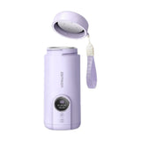 Zemkon Portable Travel Electric Kettle, 304 Stainless Steel Electric Water Cup, 550ml Capacity, Small Electric Water Cup CN plug