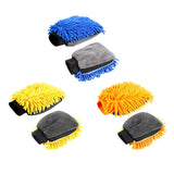 Car Cleaning Gloves Chenille Cleaning Cloth Towel Blue Yellow Orange Cleaning Tools  for Cleaning Washing Car Accessories