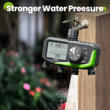 Rainpoint IP65 Digital Irrigation Water Timer 4 Out Manual Programmable Watering System Rain Delay Hose Yard Lawn Garden Tools