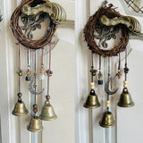 1 Pc Witch Rattan Bell Witch Bells Witchcraft Bells Supplies Decoration Witch Bell Protection Door Handle Pendant Hanging