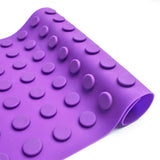 Purple Silicone Mat Flexible Non-Slip Reusable Medical Plastic with Magnetic Feature Can Be Sterilized At High Temperatures