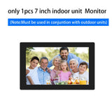 2/3/4 Multifamily 1080P TUYA WiFi Video Doorphone Building 7/10 Inch Monitor Family Apartment doorbell System Multi option DIY