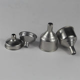 100pcs Stainless Steel Mini Hip Flask Funnel Wine Pot Filler for Flasks Bottles
