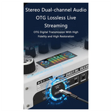 GW-X7 Live Streaming Sound Card Voice Changer DJ Mixer Effects For PC Smartphone Computer Audio Interface Console Card