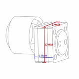 1/14 Mud Head Oil Pump Trailer Mud Head Self dumping Oil Pump Steel Gear Oil Pump