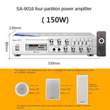 SA-9018 constant voltage and fixed resistance zone amplifier Bluetooth music public address system power amplifier
