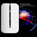 4G Mobile WiFi Router 150Mbps Up to 16 Users Pocket WIFI Supports All SIM Cards 2100mAh Mobile WiFi Business Office Network