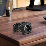 Silicone Strap Sport Strap Magnetic Folding Buckle Breathable Sports Wrist Band Sweatproof for Samsung Galaxy Watch 7 Ultra 47mm