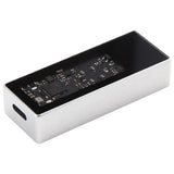 (BAAY) Type-C Audio CT7601PR+ES9039Q2M Decoder Small-Diameter DAC Lossless Portable Headphone HiFi Amplifier Sound Card Silver