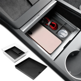 For Tesla Model 3 Highland 2024 Center Console Organizer Set, Armrest Storage Box Cup Cushion Accessories ,6Pcs