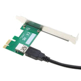 PCI-E to 2xPCI Adapter Cable PCIE x1 to x16 Card PCI-Expansion Converter