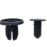 Universal 8Mm Car Buckle 50Pcs Plastic Expansion Through Screw Buckle For Bumper Leaf,For Mudguard, Trunk