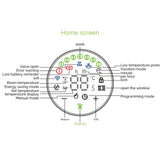 B27B MOES TRV Smart Programmable Thermostat Valve Heater Temperature Actuator Radiator Zigbee 3.0 Tuya Alexa Voice Control
