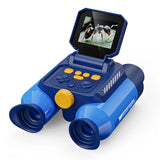 10x Zoom HD Digital Telescope with Night Vision 2.4" IPS Screen Children Adventures Binoculars Outdoor Exploration Gear for Kids