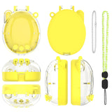 PC Protective Case Simple Shockproof Crystal Clear Protective Shell Anti-Scratch with Dustproof Cover for Tamagotchi Connection