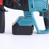 21V Rechargeable Brushless Electric Hammer Impact Drill 900W 60.4ft-lb Max Torque DIY Household Power Tool