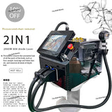 2026 Hot Sale Black 4000W Diode 2 in 1 Picosecond Diode Picosecond Tattoo Removal Ice Diodo Portable Laser Hair Removal Machine