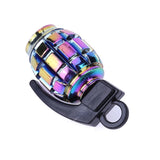 4pcs Rainbow Color Car Tire Aluminum Dust Caps Covers for Schrader Valves