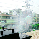SHTX Ship Quickly LED Smoke Bubble Machine for Party Wedding Bubbles with Smoke Stage Lights Dj Disco Bubble and Fog Machines