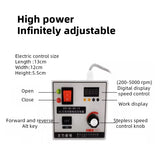 220V Brushless DC Servo Motor Kit with 600W/800W Output 3.0NM/4.5NM Torque Adjustable Speed Controller for Woodworking Lathe