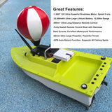 S80 Brushless Motor Super Speed Saltwater RC Fishing Bait Boat with GPS for Surf Fishing with Line Release,22,000mah Batter