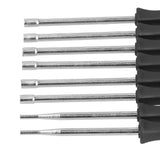 8Pcs/Set Garden Carburetor Adjustment Tool Kit Iron Engine Tune Up Screwdrivers 15.5cm Length 203g Weight for Stihl Husqvarna