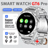 Watch6pro Smartwatch 1.5 Inch HD IPS Screen GPS Motion Tracking Bedlight BT Call Altitude Pressure Dynamic Island Health Monitor