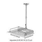 Ceiling Mount with Tray 20-40cm Adjustable Strong Load Bearing for Projector Camera Universal for Office Home Theater Bedroom