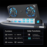 USB C Docking Station for Steam Deck to HDTV 4K60Hz RJ45 PD100W Dock for Asus ROG Ally Nintendo Switch MacBook PC