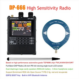 B27B TEF6686 Full Band Radio High Sensitivity Radio FM AM LW MW SW Shortwave 2.8 Inch IPS Touch Screen With Antenna