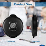 GW-60 Pcs Fingerprint Fingerprint Ink Pad Mini Black Stamp Ink Pad Notary Supplies Identification Security ID Fingerprint