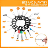 944Pcs Pin Connector Kit,Car Electrical Wire Connectors Terminal Pins,21Type Non-Insulated Plug,Removal Male Female Crimp Pins