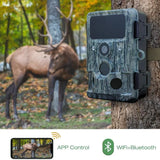 Redleaf RD3049PRO 4K 30MP Native WIFI Trail Camera Photo Traps with No Glow IR Leds for Night Vision Home Garden Security