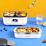 1.5L Electric Lunch Box Portable Rice Cooker Double Layer Liner Bento Box Cooking Pot Food Container Steamer Lunch Box 220V