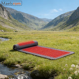 Red Light Therapy Mat with 3D Neck Support - Far Infrared Heating Pad for Full Body Pain Relief, Muscle Recovery & Relaxation -
