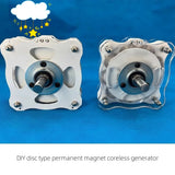 1000W High-power DIY Disc Permanent Magnet Ironless Generator Low Speed High Efficiency Wind and Hydraulic Free Energy 1-100V