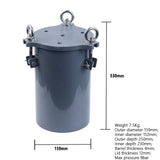 4L/5L Glue Carbon Steel Pressure Tank Pressure Bucket Dispensing Machine Glue Dispensing Pressure Tank Carbon Steel Barrel