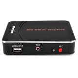 HDMI Video Capture Card CVBS AV Grabber Recorder for PS4 DVD Camcorder Camera Recording To USB U Flash Drive with Mic in TV Loop