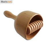 Wood Therapy Massage Set - Handheld Lymphatic Drainage & Body Sculpting Tool with Roller & Cup, Natural Wooden Gua Sha for Anti