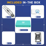 AI-NCL6 LED 61mm Internals Water Spray Quick Coupligs for Air Turbines High Speed Handpiece Connect 6 Holes SDentals Chair