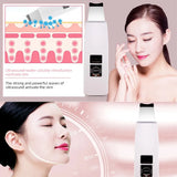 Skin Scrubber Ultrasonic Facial Cleaner Acne Blackhead Removal Ion Deep Clean Skin Care Device Face Lift Home Beauty Instrument