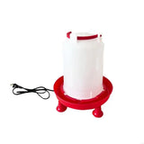 New Poultry Water Heater Electric Heated Waterer Constant Heat Winter Watering Bowl