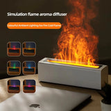 Air Humidifier Desktop Simulation Flame Diffuser Home Office Usb Plug-in Fragrance Machine Colorful Humidifier Diffuser