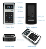 WiFi Tuya RFID Video Camera Doorbell 1080P HD Color Video Door Phone Intercom System Outdoor with  Code Keypad AccessAPP Unlock