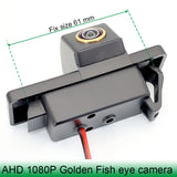 Golden-FishEye Rear View Camera For NISSAN Juke F15 QASHQAI Geniss Pathfinder X-TRAIL T31 Sunny Patrol Royale C4 C5 C-Triomphe