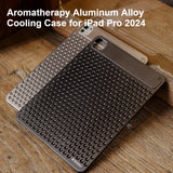 Ultra-Thin Aromatherapy Cooling Metal Case for iPad pro 2024 M4 11-inch & 13-inch with Hollow Heat Dissipation