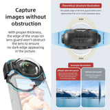 -Fog Snap-On Lens Guard Protective Case Drop-Proof Sports Camera Accessories Lens Protection Cover For Insta360 X3