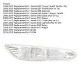 Car Side Marker Light LED Turn Signal Lamp Assembly Replacement for 1/3/5 Series E82 E81 E88 E46 E90 E91 E92 E93 X3 X1
