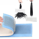 2PCS Hair Bundle Drawing Mat – 24x9cm (9.4x3.5inch) Bulk Hair Extension Tool for Straightening & Wig Making