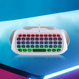 Mini Chatpad Built-in Speaker Compact Keypad with 3.5mm Audio Jack for Messaging and Gaming Live Chat ForPS5